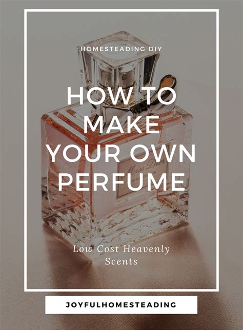 can you sell homemade perfume